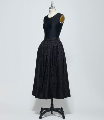 SS26 Uma Wang Womens Black Gloria Skirt