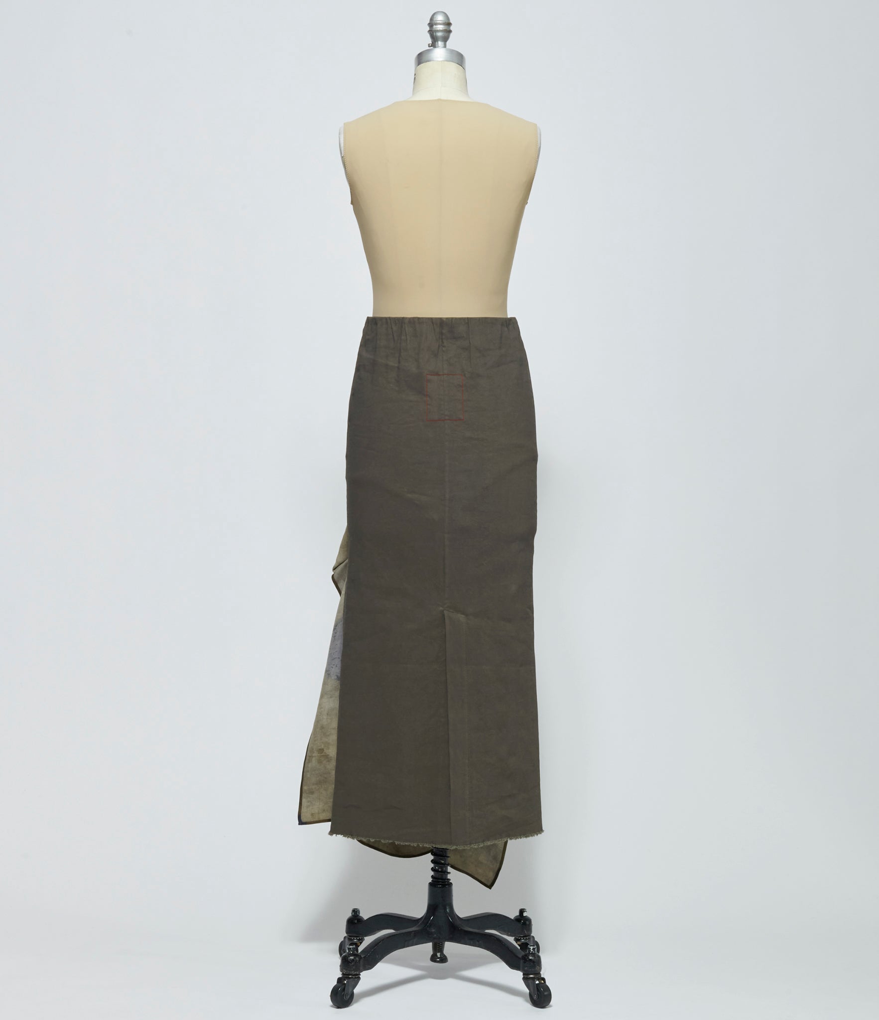 SS26 Uma Wang Womens Dark Grey Gale Skirt