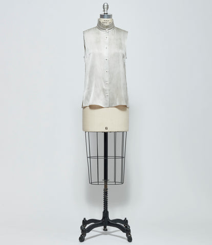 SS26 Uma Wang Womens White Pearl Tina Top
