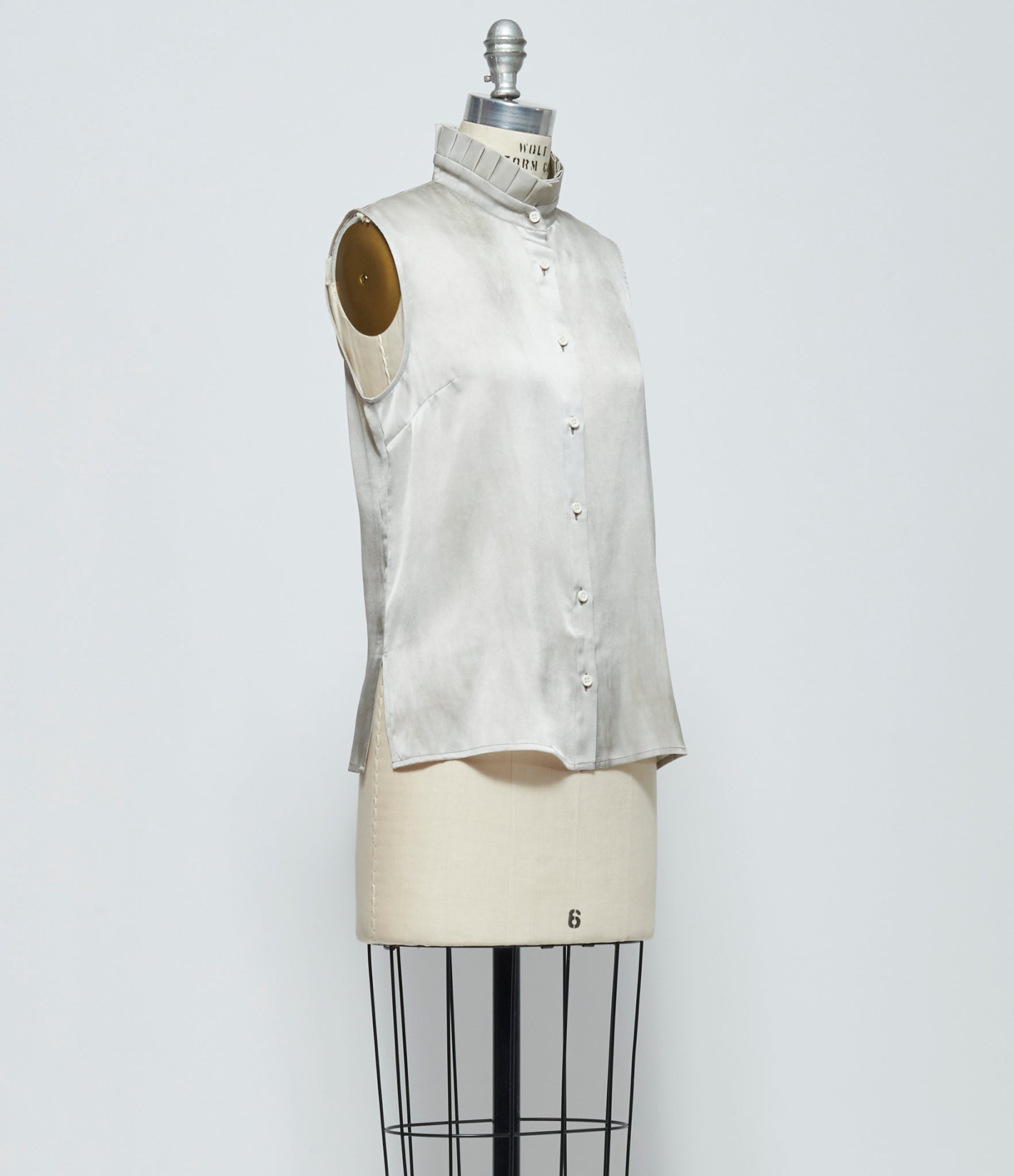 SS26 Uma Wang Womens White Pearl Tina Top