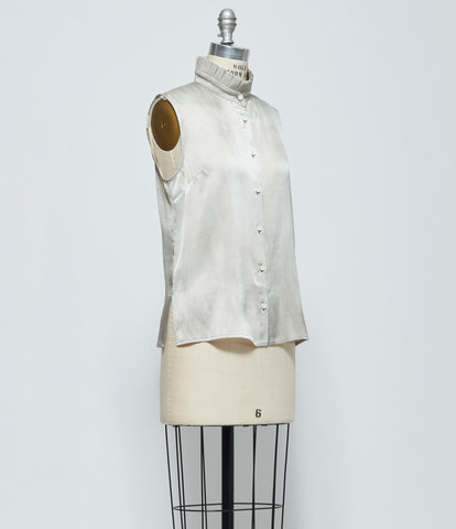SS26 Uma Wang Womens White Pearl Tina Top