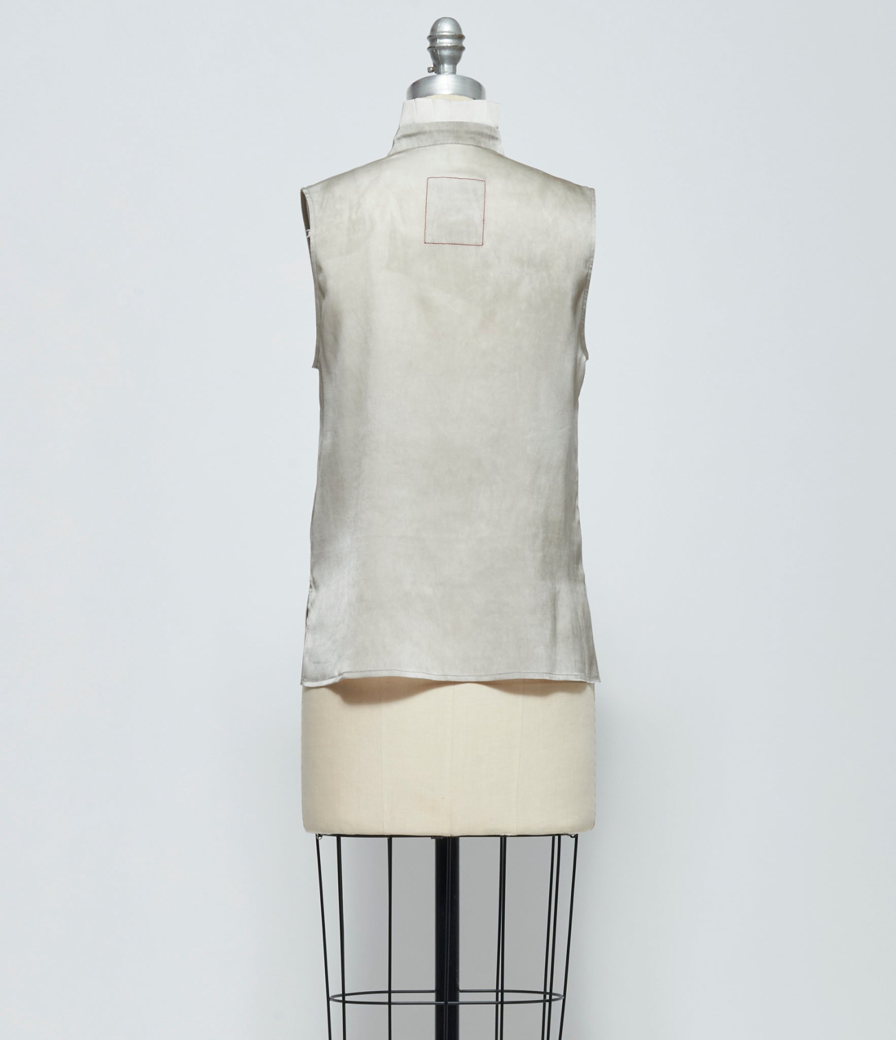 SS26 Uma Wang Womens White Pearl Tina Top