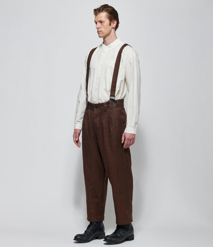 SS26 A Tentative Atelier Mens Mud Dyed Painter's George Pants