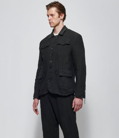 SS26 A Tentative Atelier Mens Jolyon Jacquard Handstitched Jacket