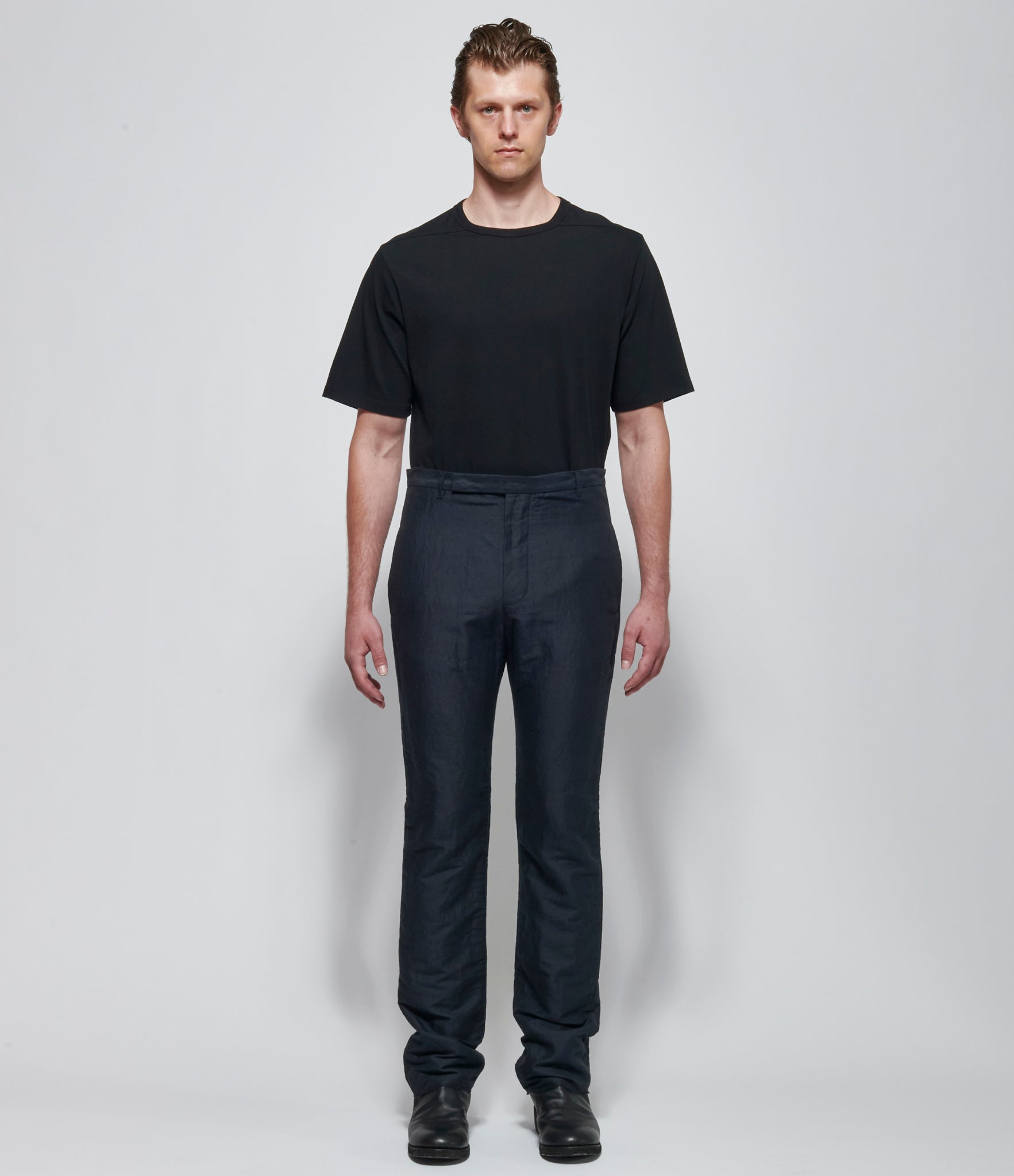 SS26 K ' A N G Mens Navy Fitted Trousers