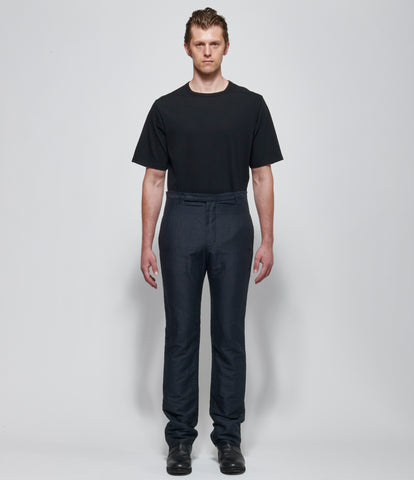 SS26 K ' A N G Mens Navy Fitted Trousers