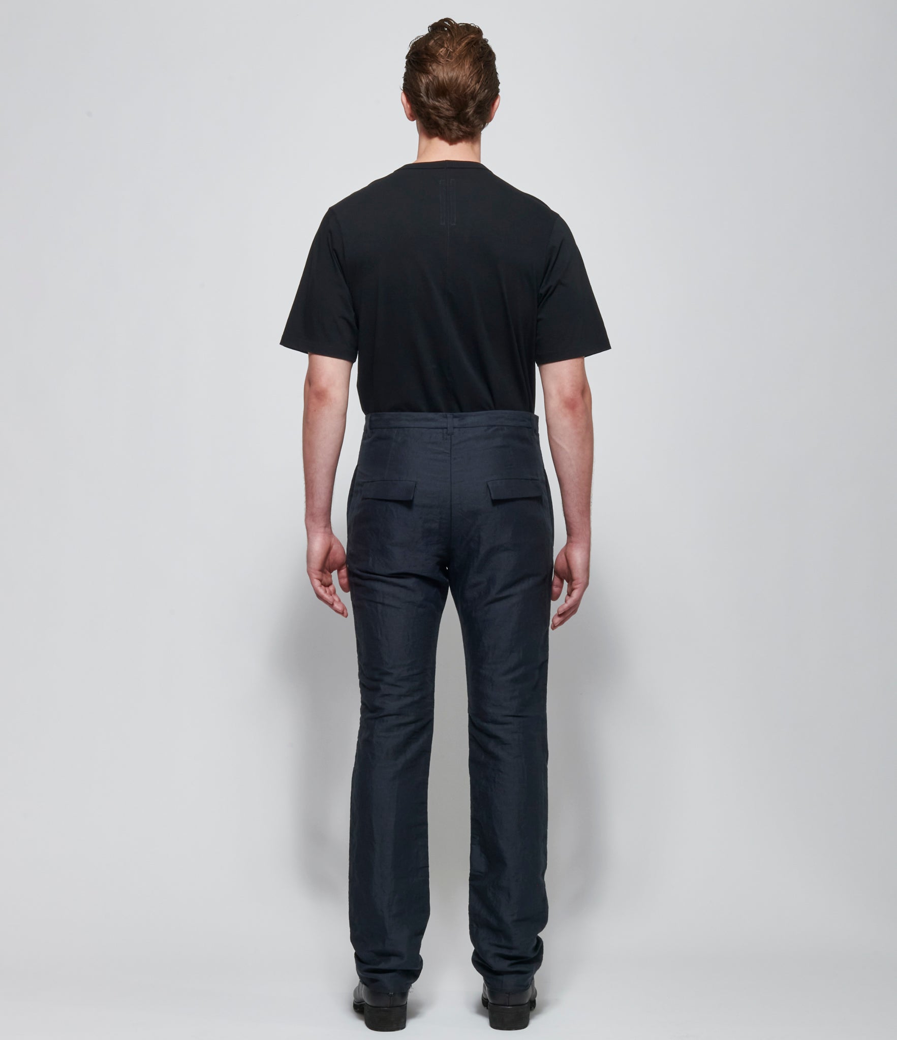 SS26 K ' A N G Mens Navy Fitted Trousers