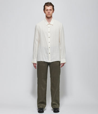 SS26 K ' A N G Mens Mid-Fit Shirt with Scarf