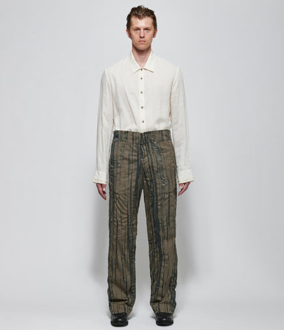 SS26 K ' A N G Mens High Waist Straight-Fit Trousers