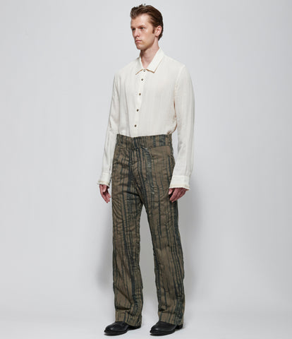 SS26 K ' A N G Mens High Waist Straight-Fit Trousers