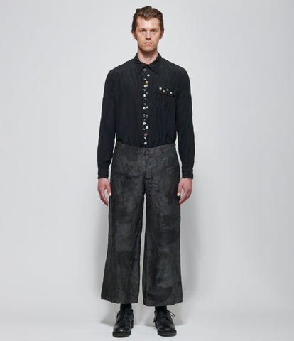 Archivio J.M. Ribot Hand Aged Wide Leg Trousers