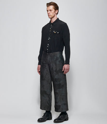 Archivio J.M. Ribot Hand Aged Wide Leg Trousers