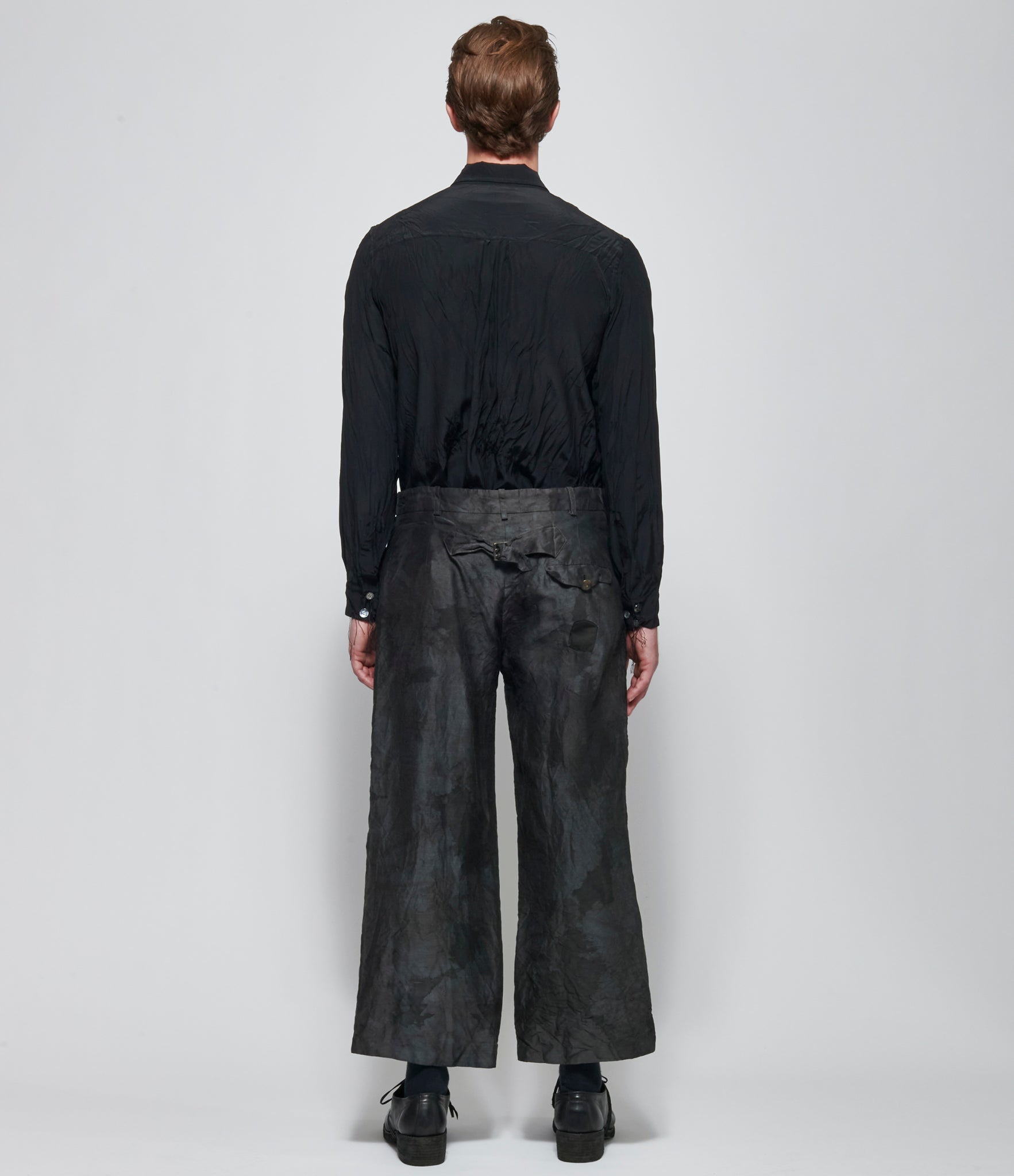 Archivio J.M. Ribot Hand Aged Wide Leg Trousers