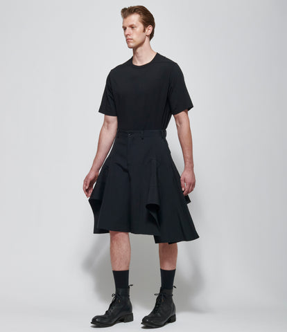 SS26 Comme Des Garcons Homme Plus Sculptural Long Shorts