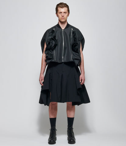 SS26 Comme Des Garcons Homme Plus Ruffle Zip Jacket
