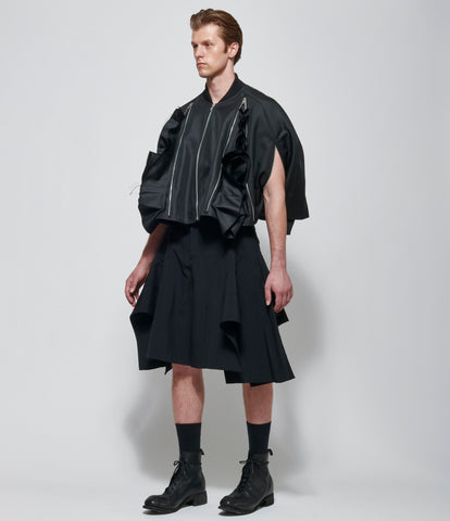 SS26 Comme Des Garcons Homme Plus Ruffle Zip Jacket