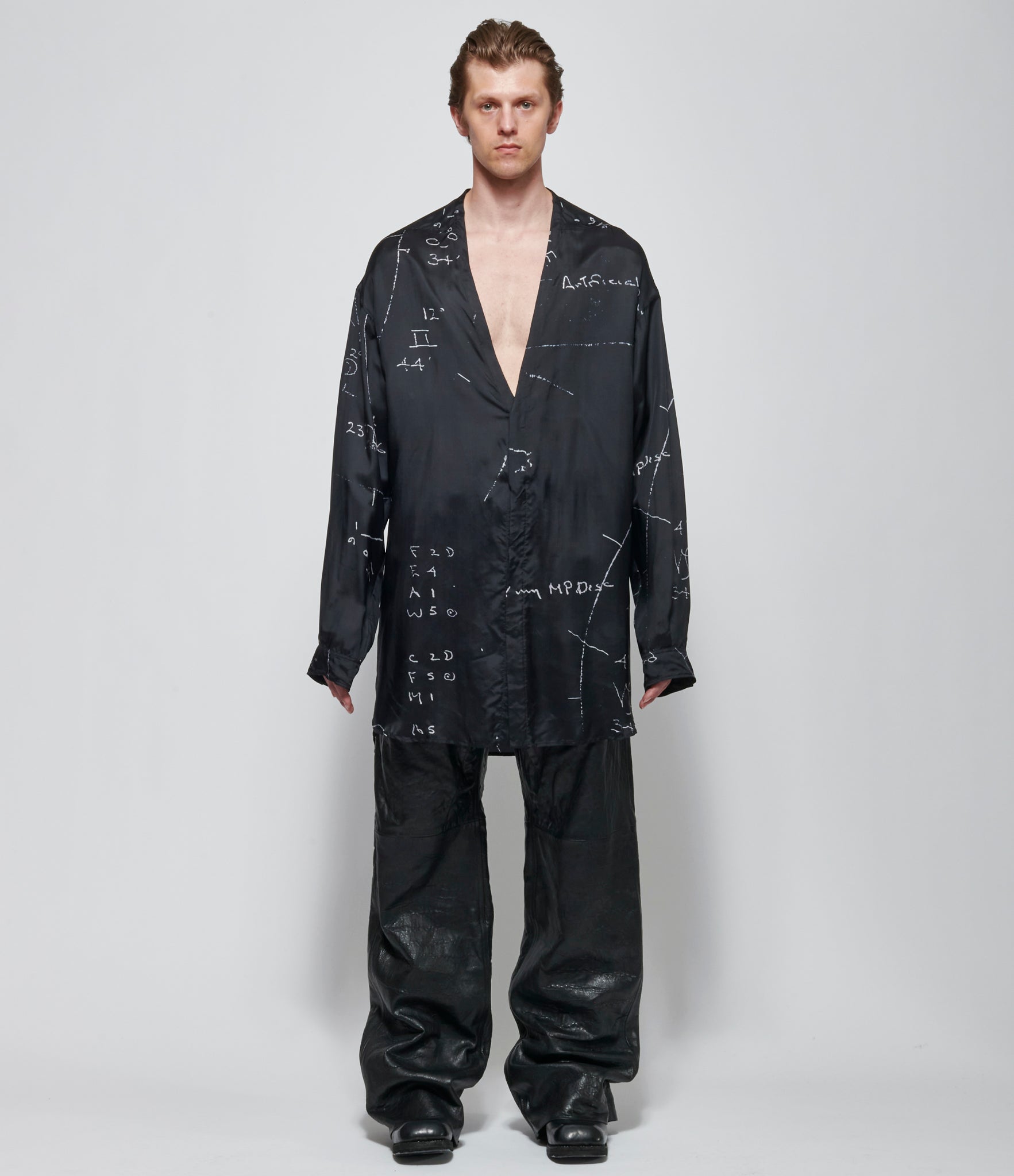 SS26 PRE Rick Owens Mens Camicia Concordian Shirt