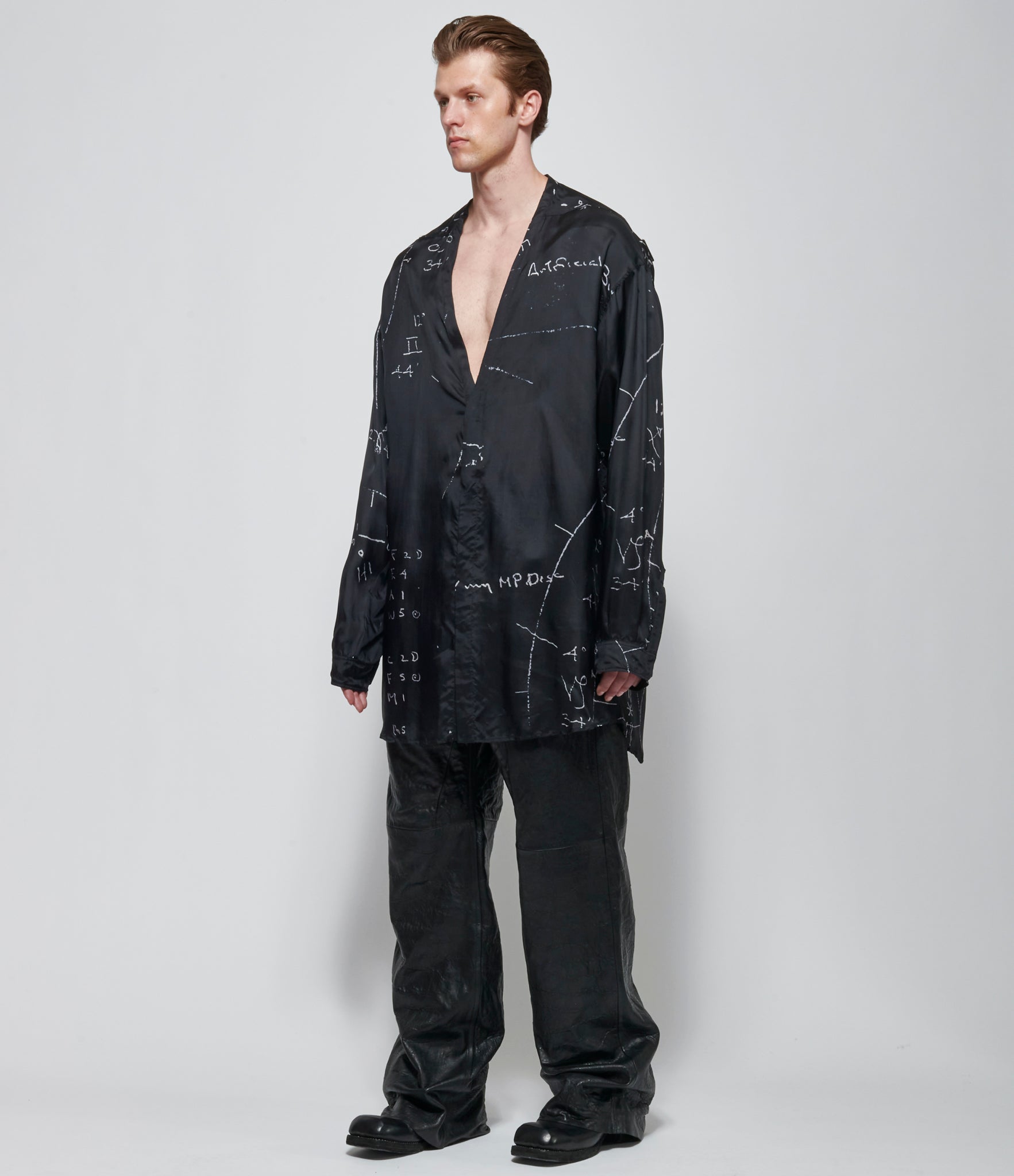 SS26 PRE Rick Owens Mens Camicia Concordian Shirt