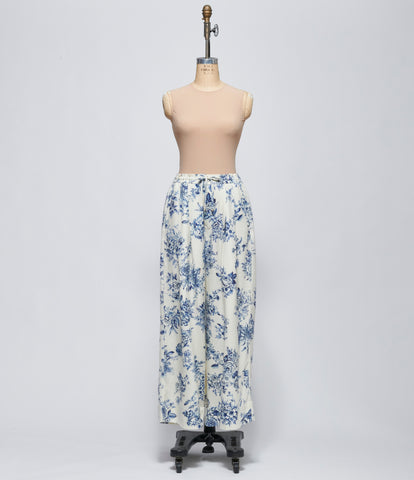 FW26 Pero Womens Ivory Floral Drawstring Bottom