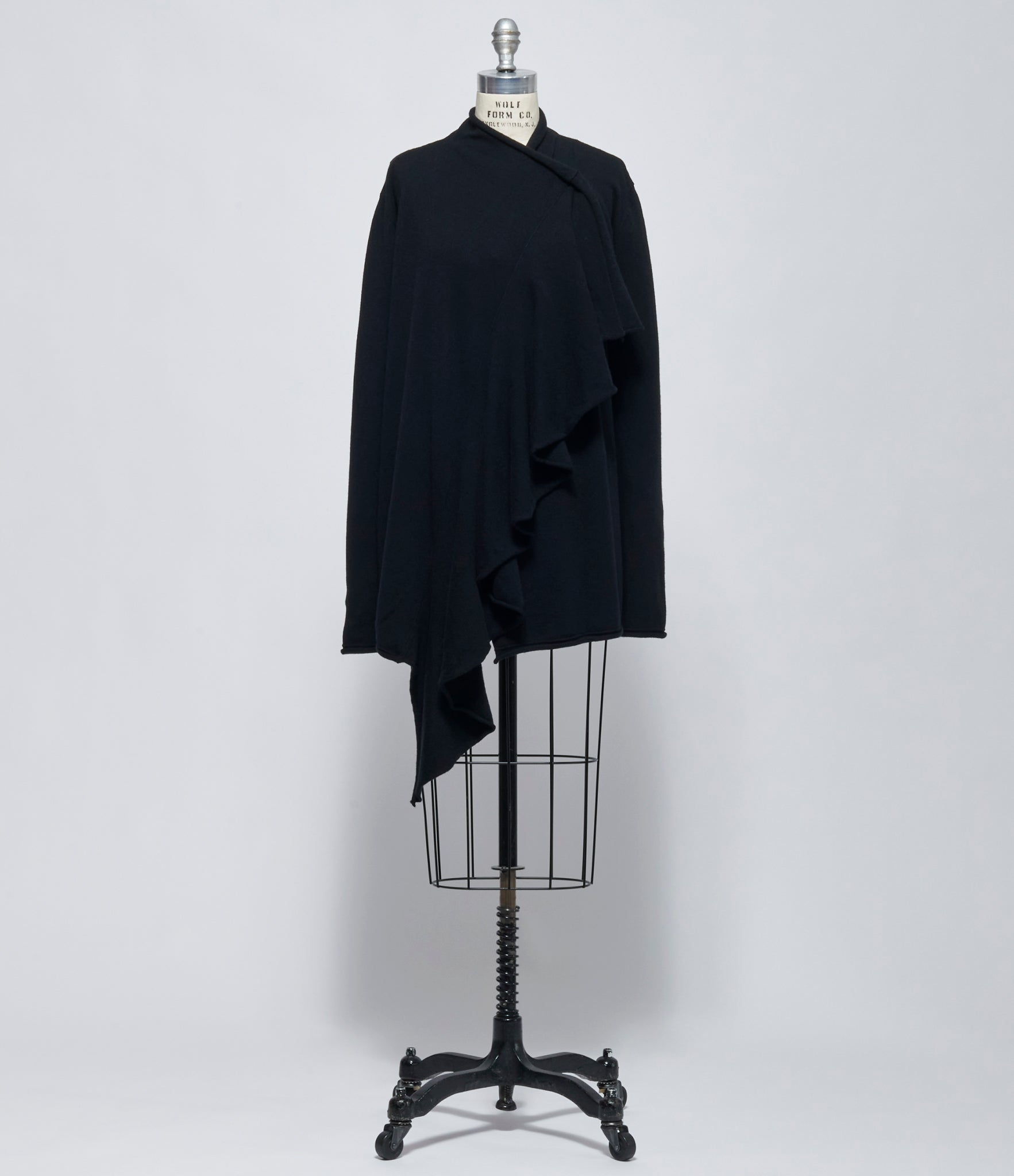 FW26 Uma Wang Womens Rouges Cardigan Black