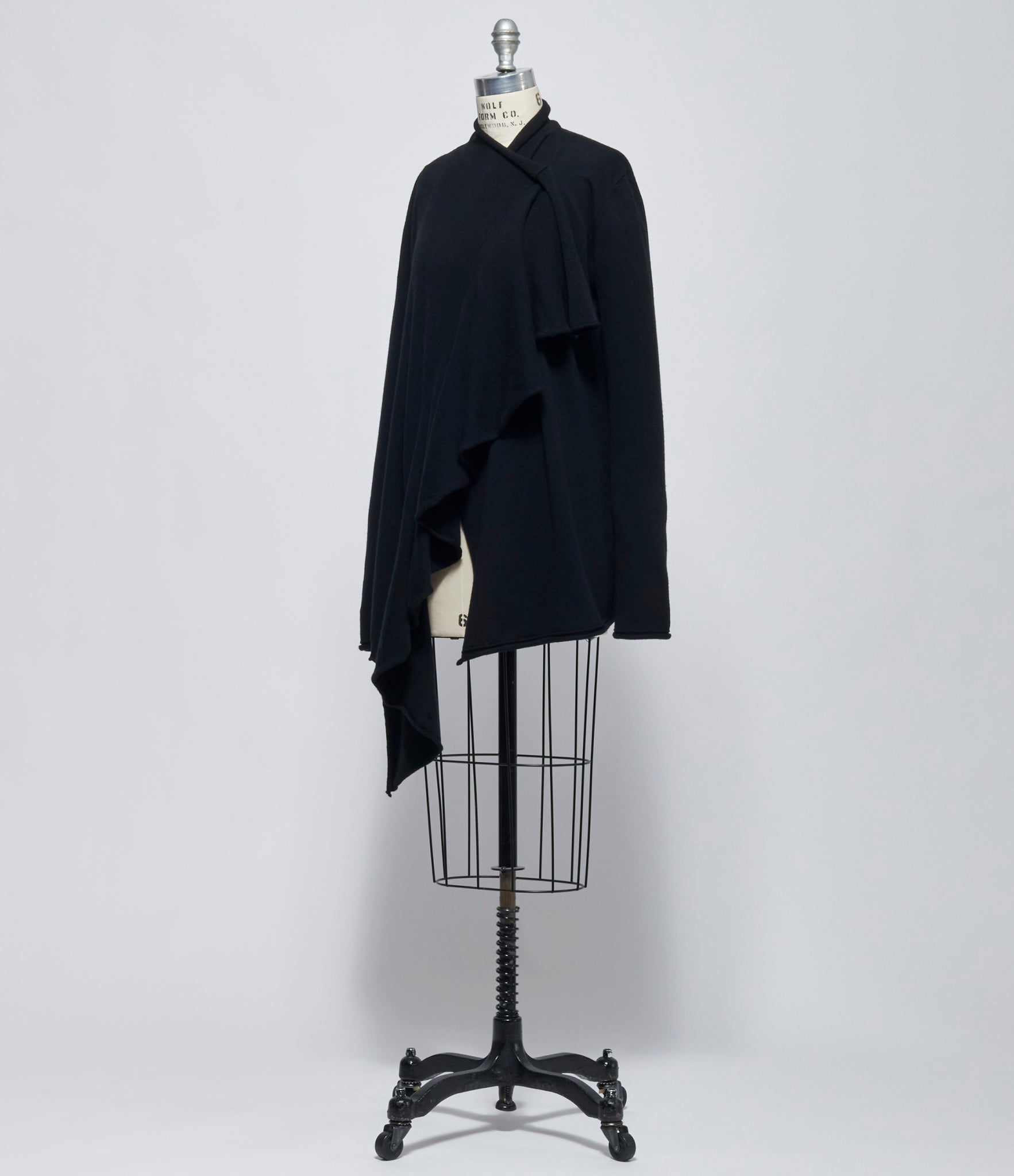 FW26 Uma Wang Womens Rouges Cardigan Black