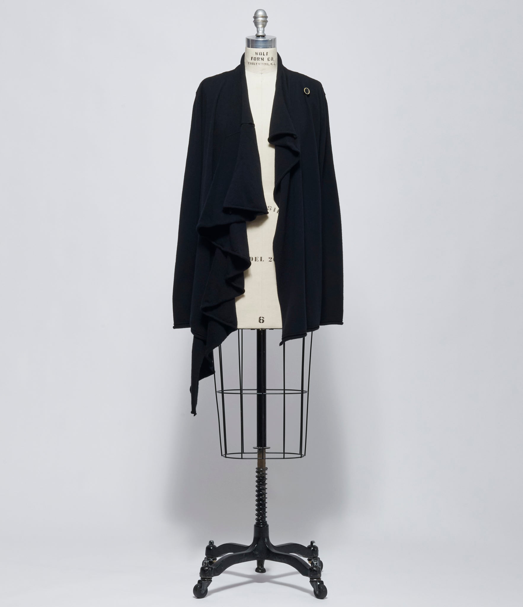 FW26 Uma Wang Womens Rouges Cardigan Black