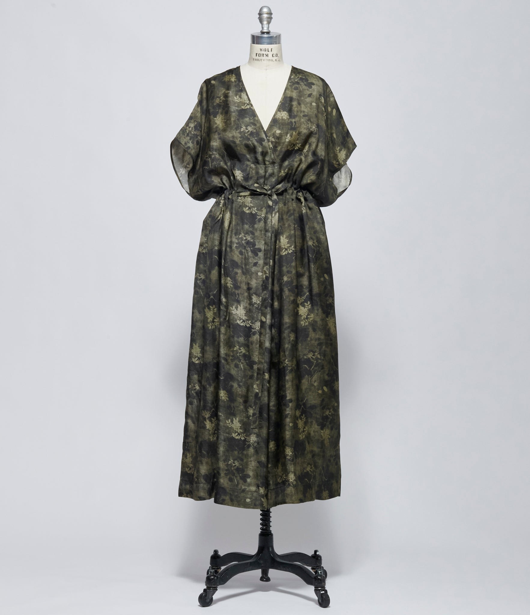 FW26 Uma Wang Womens Acre Dress Green/Grey