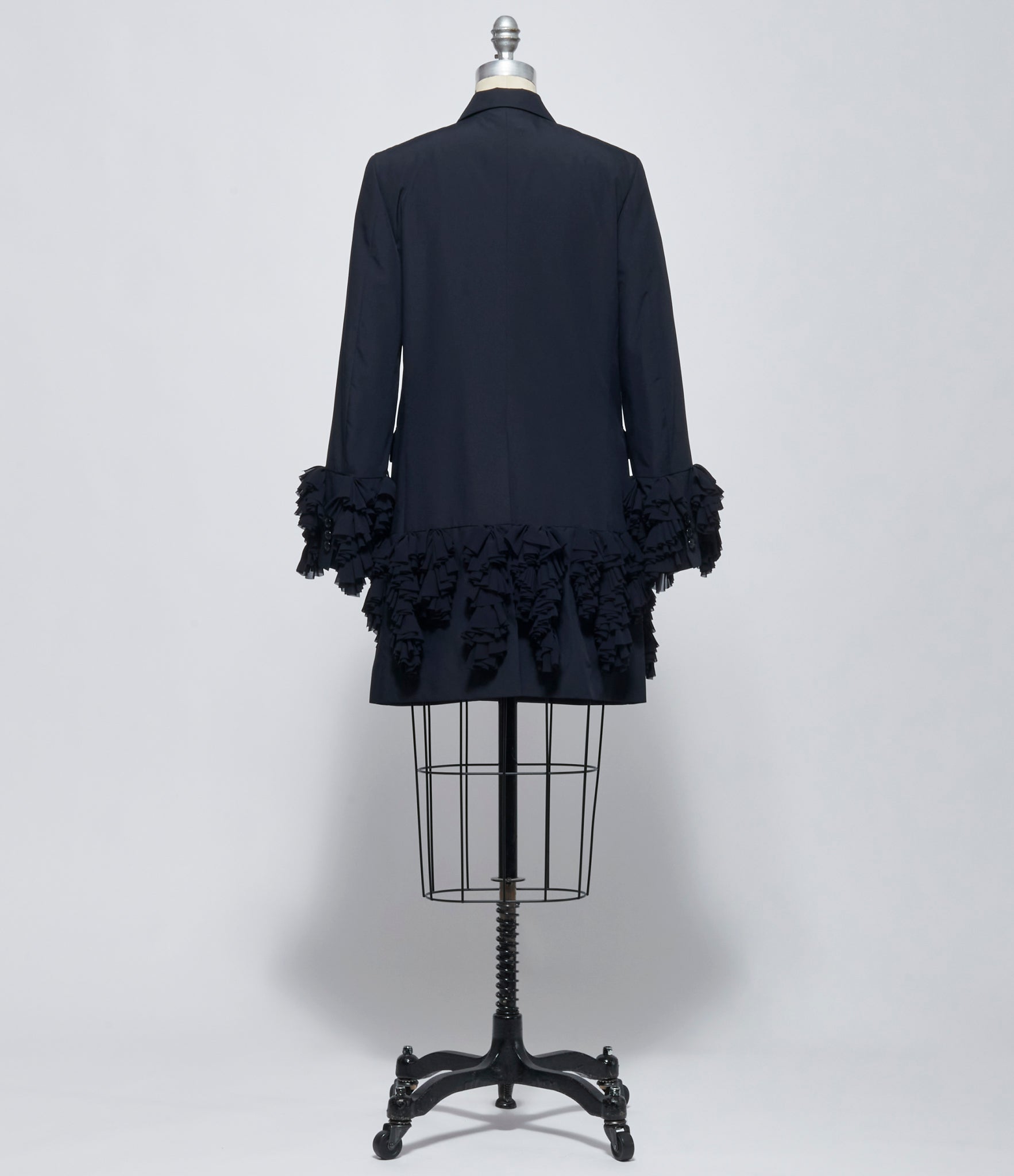 FW26 Comme des Garçons Womens Ruffle Trim Jacket