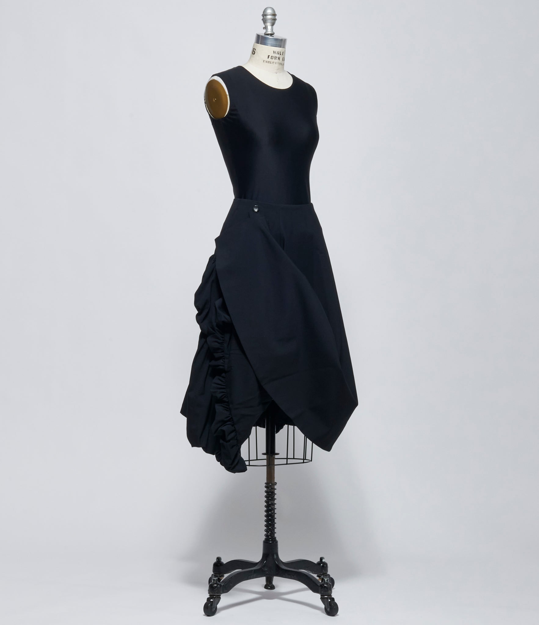 FW26 Comme des Garçons Womens Ruffle Asymmetric Skirt