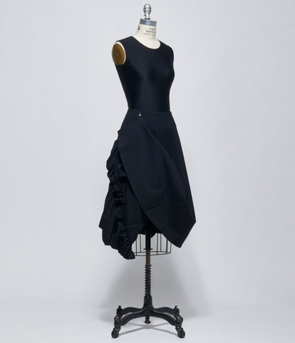 FW26 Comme des Garçons Womens Ruffle Asymmetric Skirt