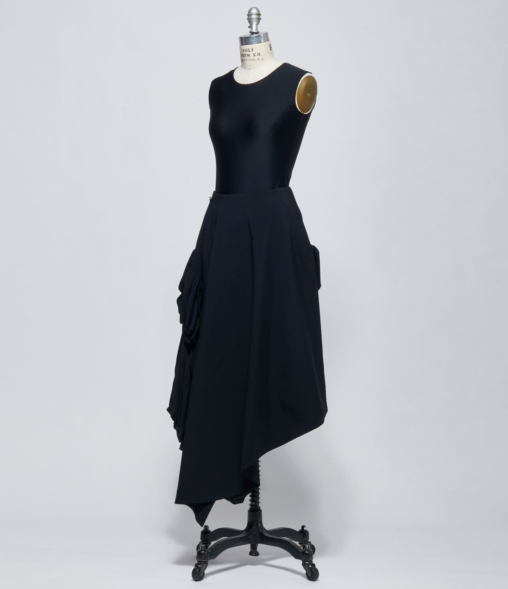 FW26 Comme des Garçons Womens Ruffle Asymmetric Skirt