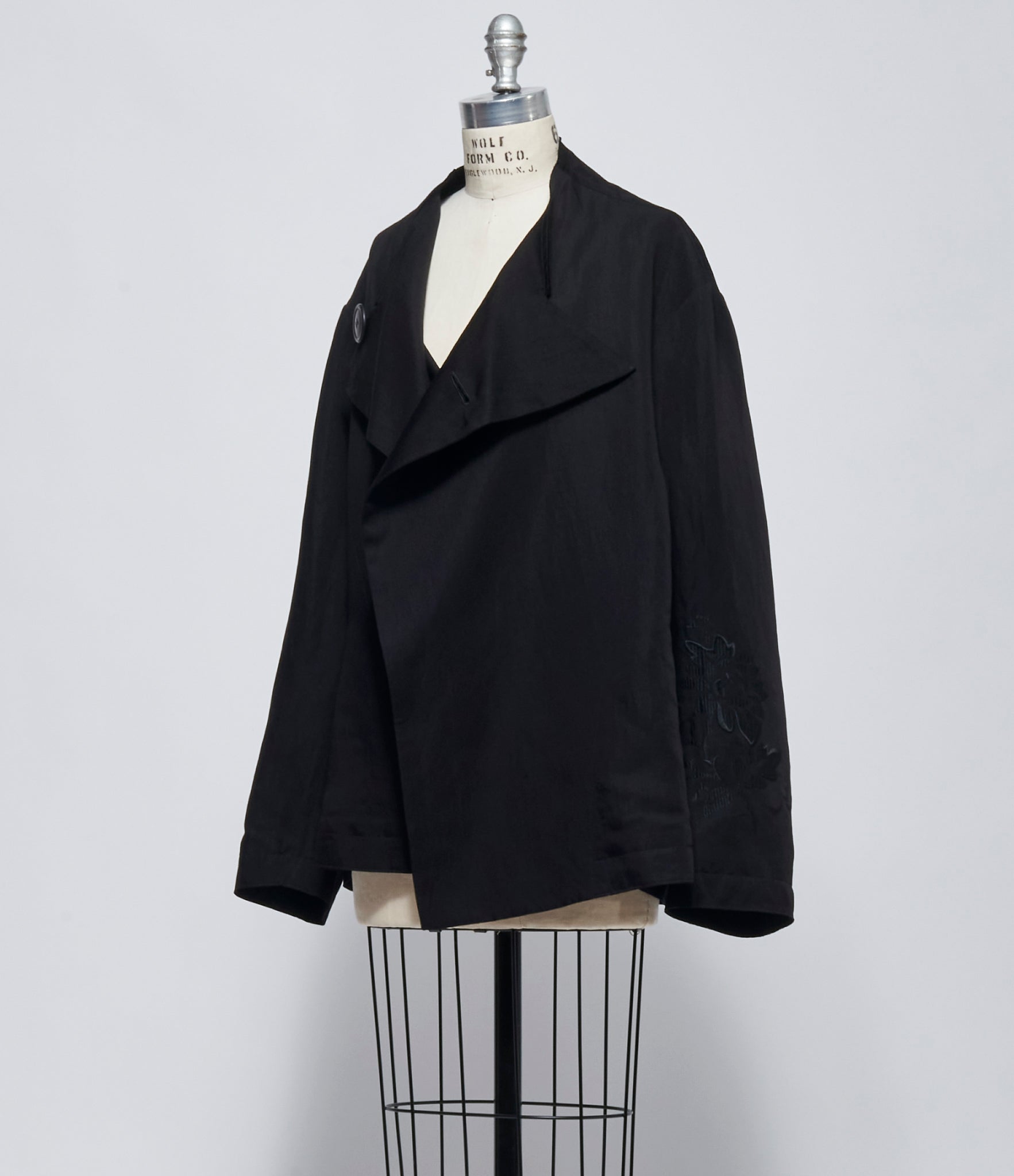 FW26 Yohji Yamamoto Womens 1 Button Jacket Black