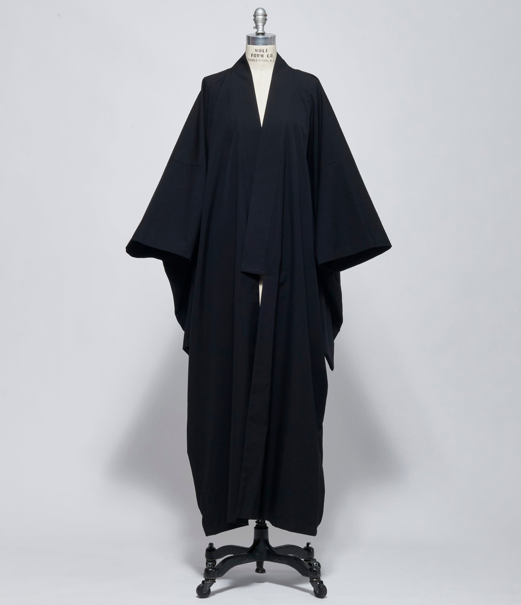 FW26 Yohji Yamamoto Womens Kimono Haori Coat Black