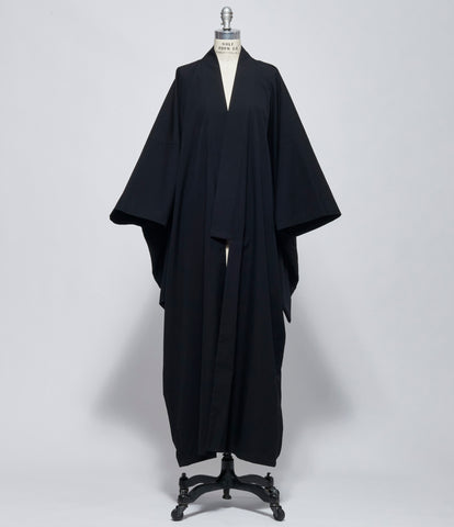 FW26 Yohji Yamamoto Womens Kimono Haori Coat Black