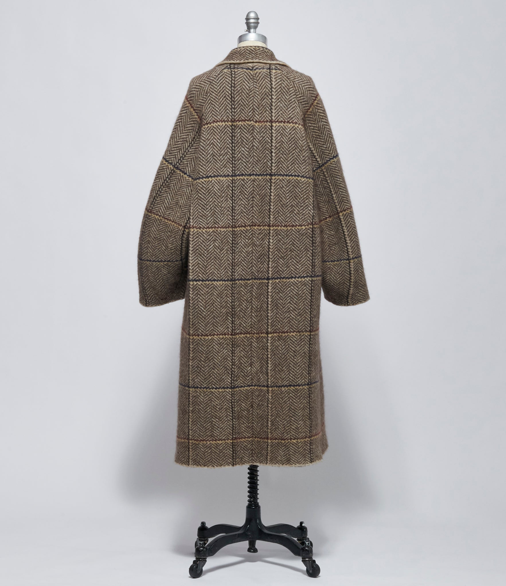 AW26 Boboutic Womens Natural Mix Double Breast Coat