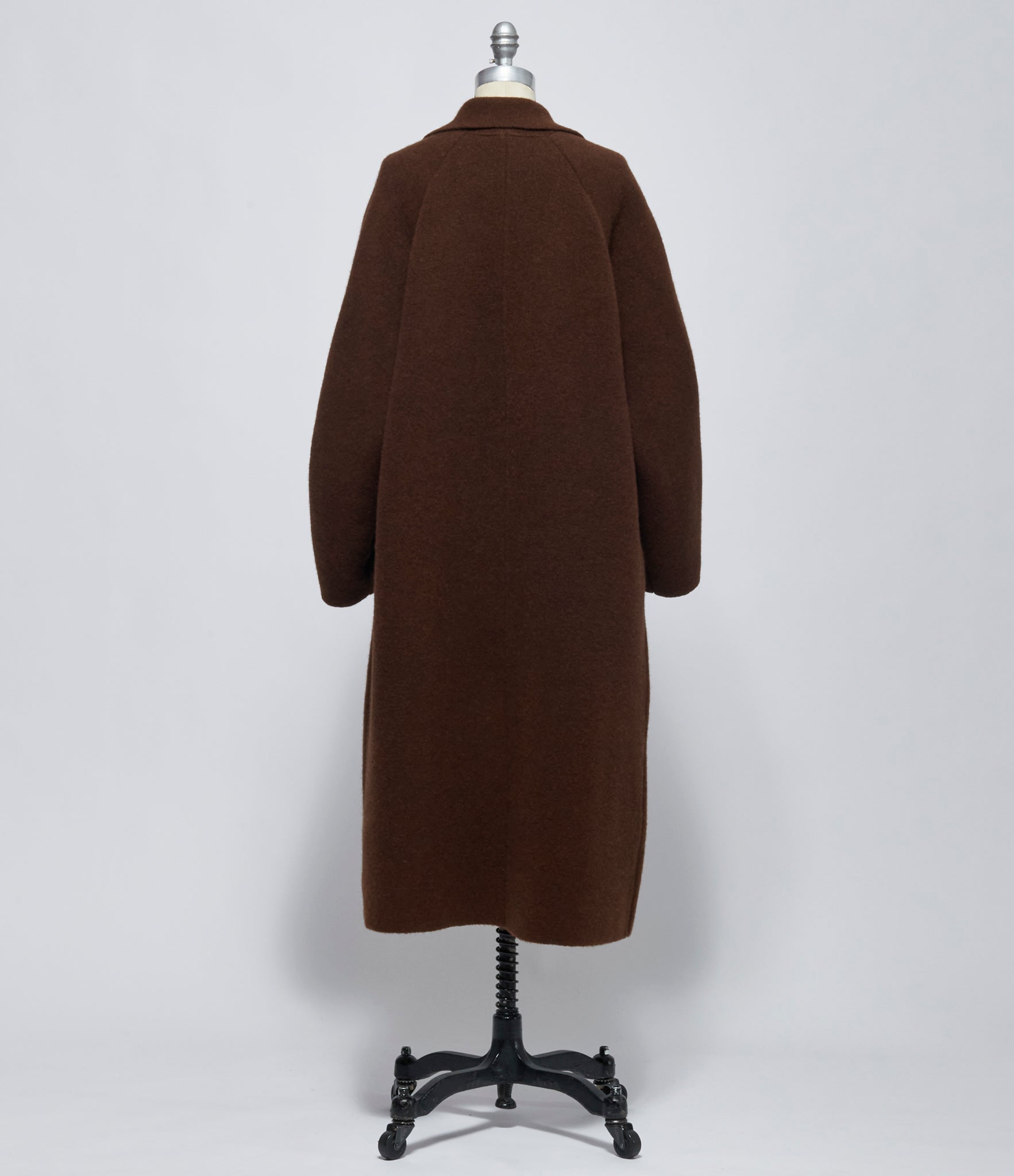AW26 Boboutic Womens Chestnut Gemini Lapel Coat