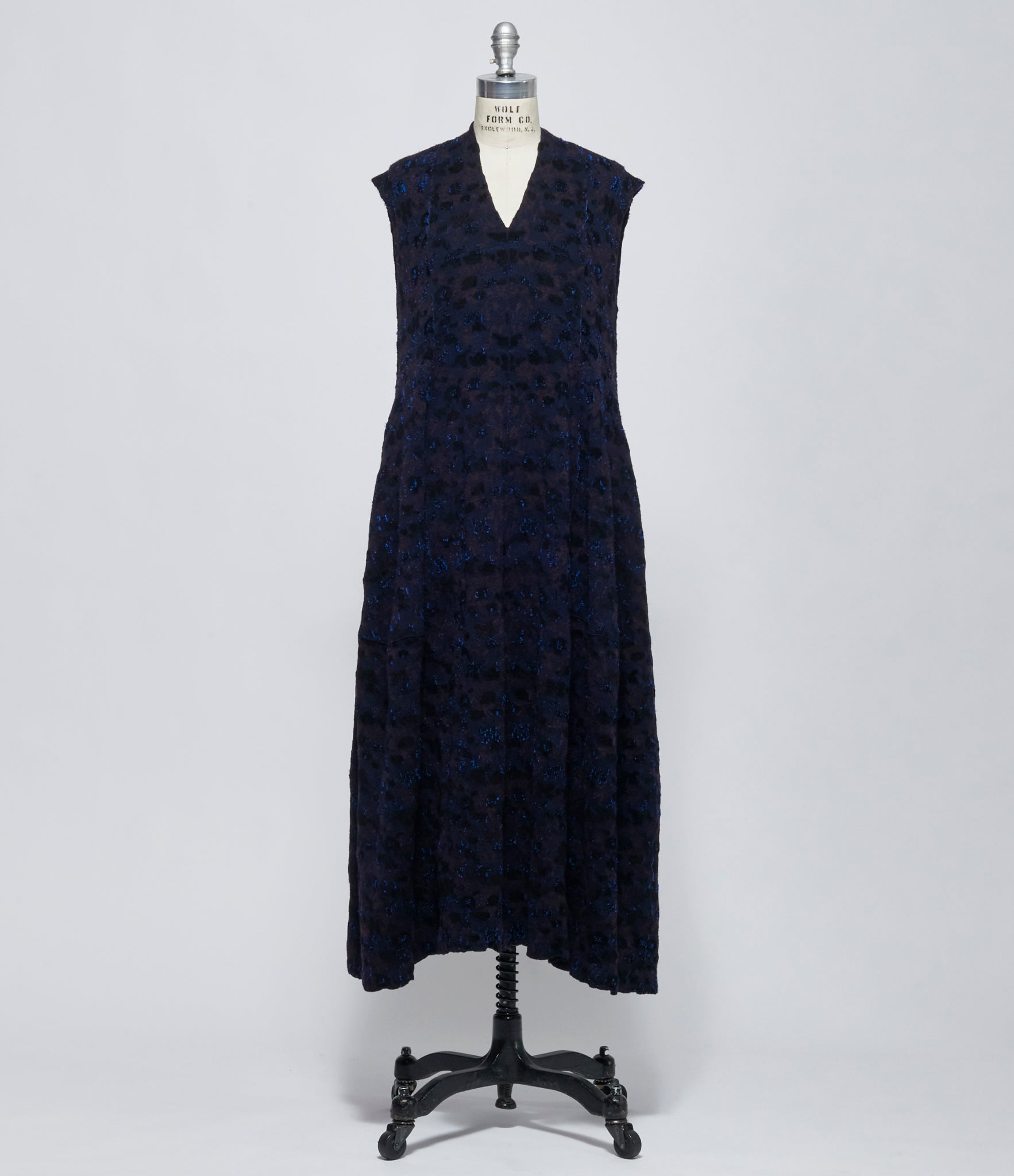 AW26 Boboutic Womens Navy Mix Semina Sleeveless Dress