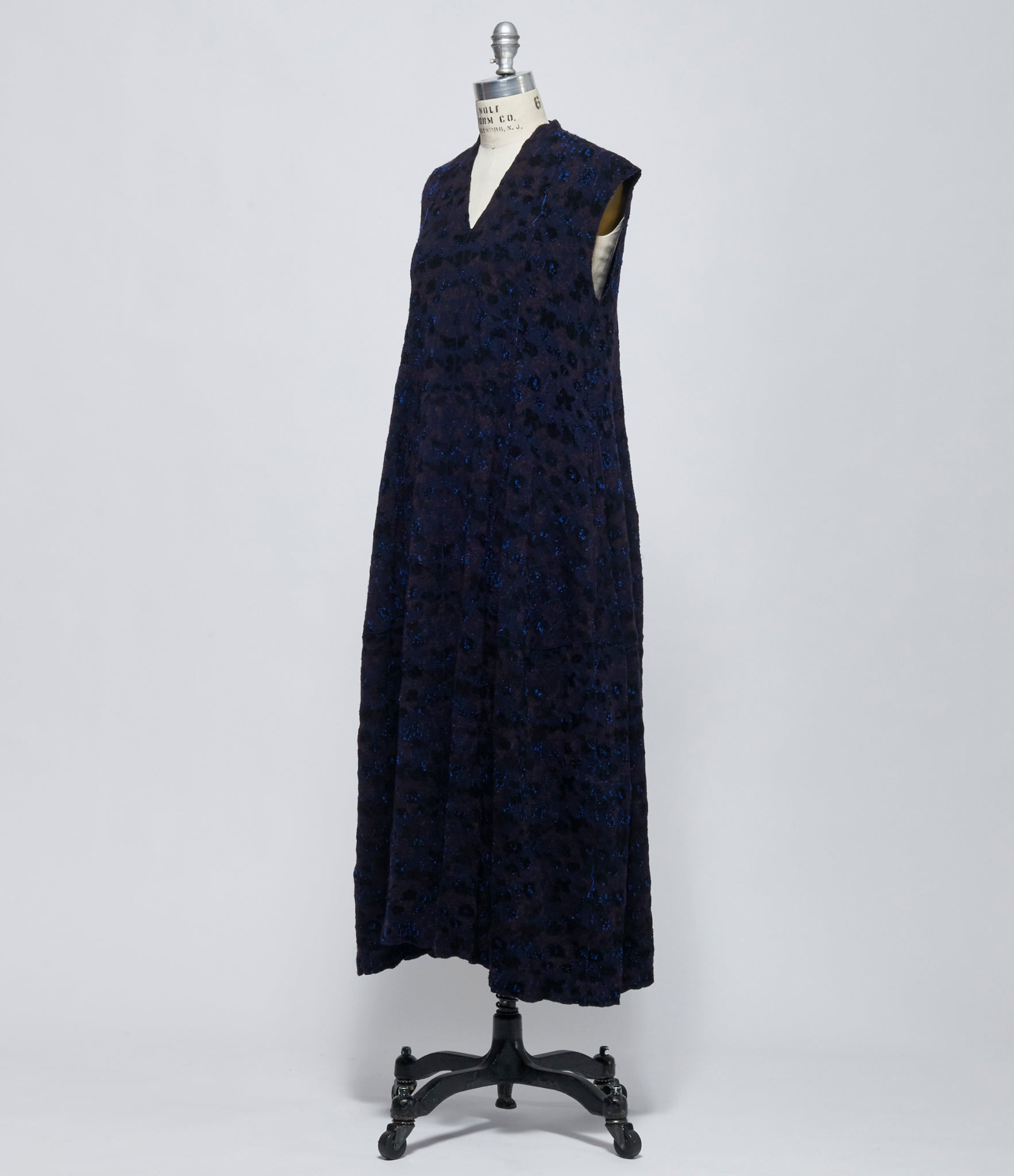 AW26 Boboutic Womens Navy Mix Semina Sleeveless Dress