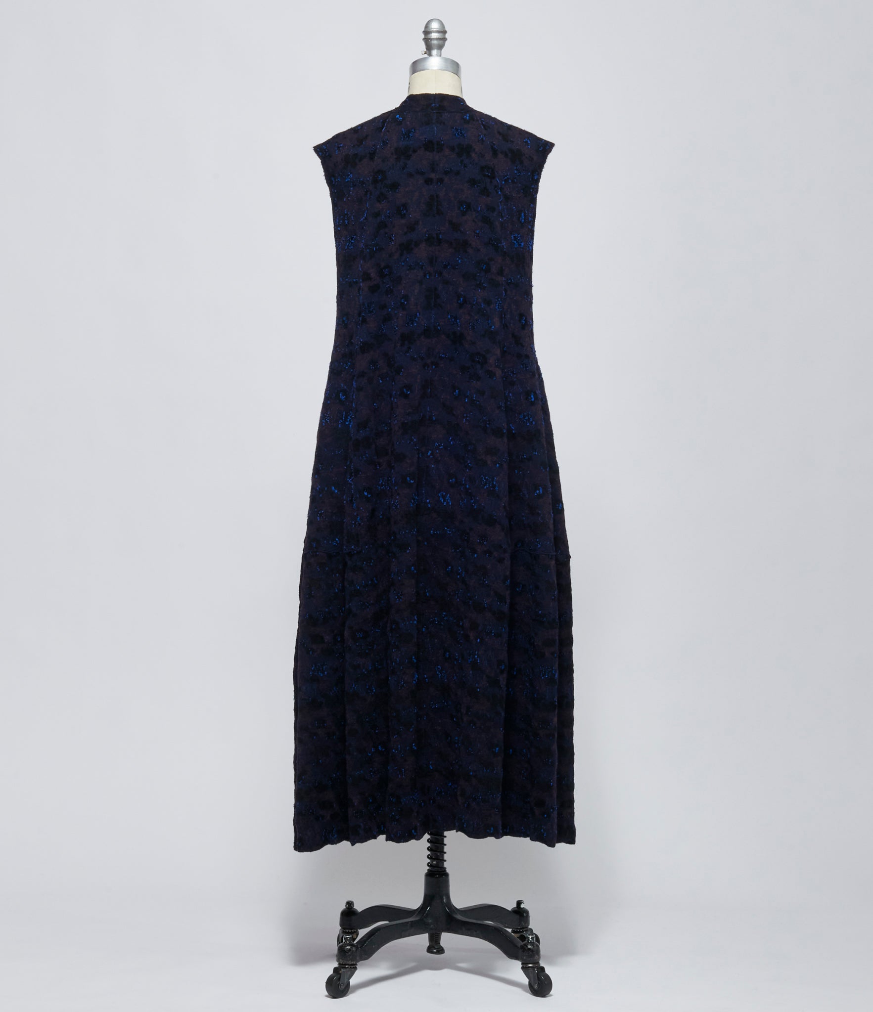 AW26 Boboutic Womens Navy Mix Semina Sleeveless Dress