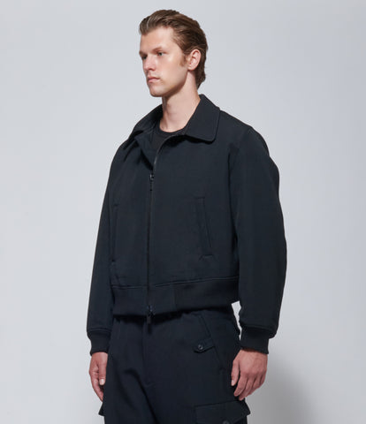 FW26 Yohji Yamamoto Flight Jacket in Black