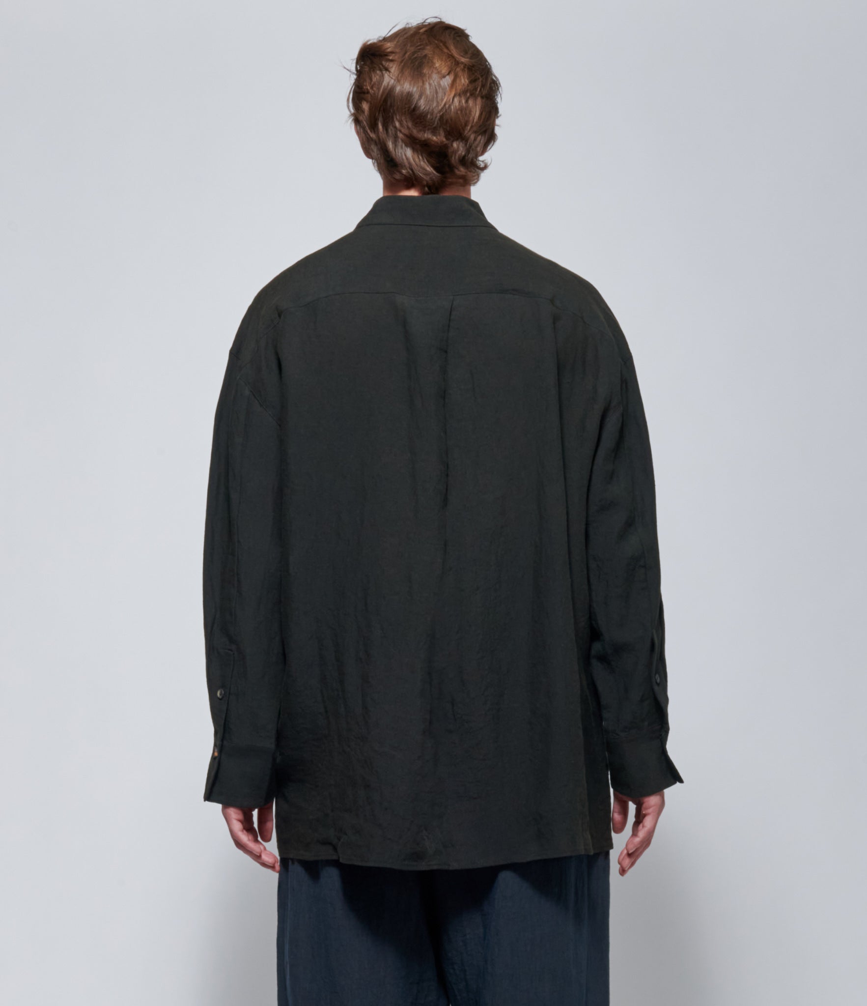 Ziggy Chen Mens Puppytooth Cocoon Shirt