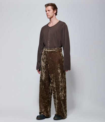 FW26 Uma Wang Mens Pod Pants Dark Olive