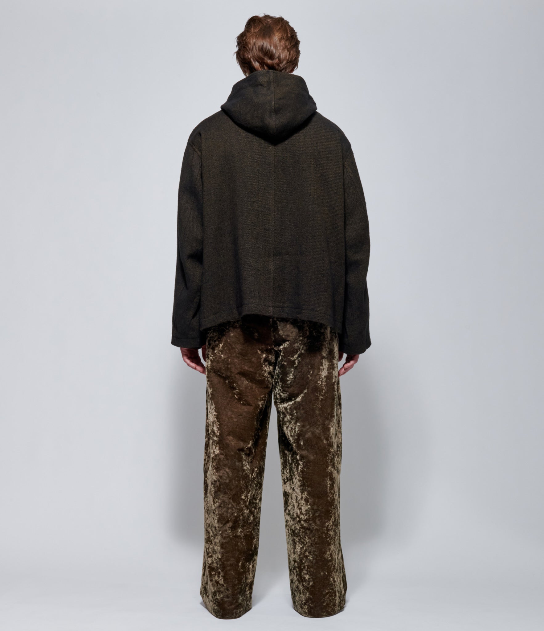 FW26 Uma Wang Mens Juto Jacket Black/Brown