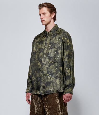 FW26 Uma Wang Mens Tab Top Green/Grey