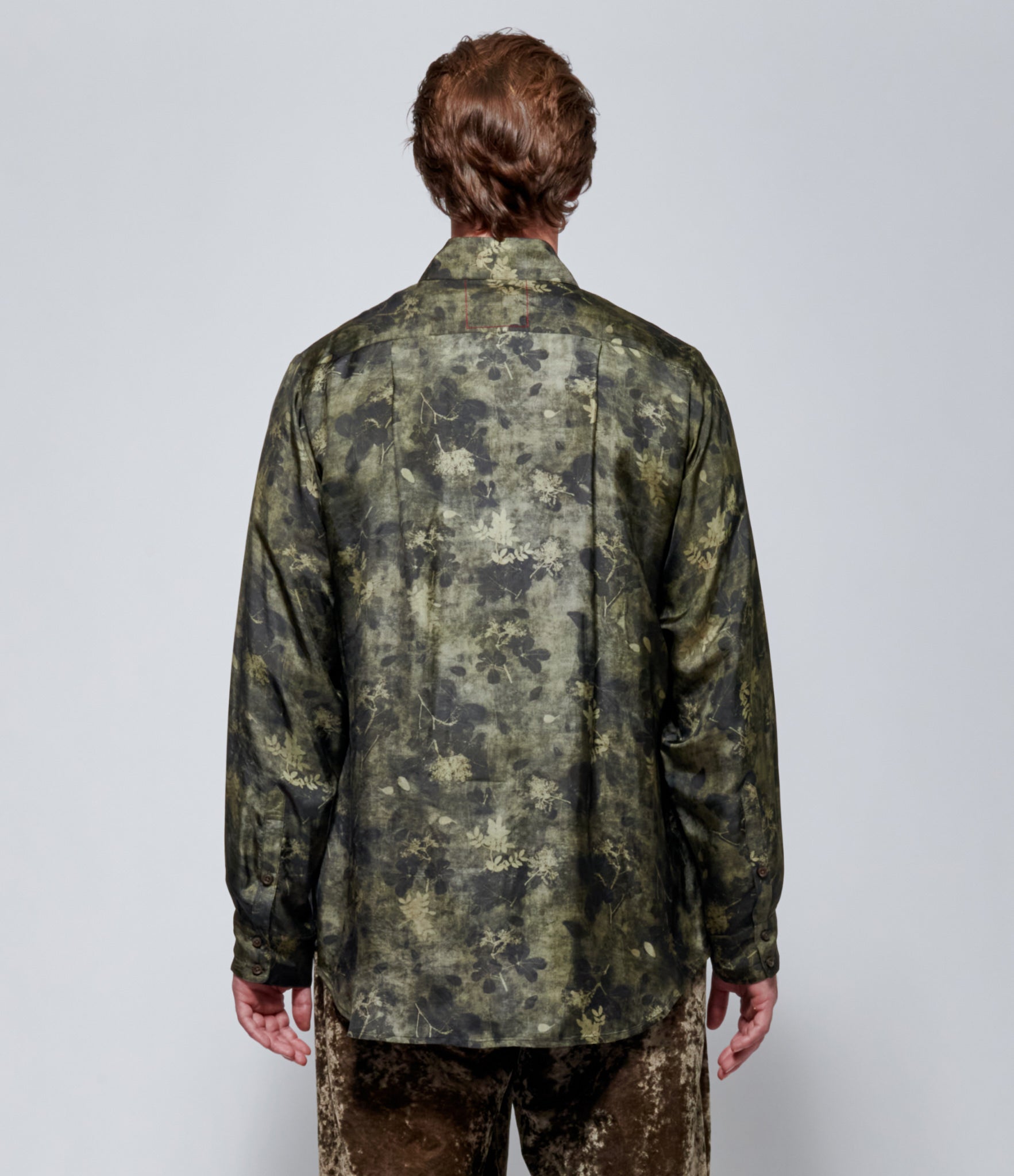 FW26 Uma Wang Mens Tab Top Green/Grey
