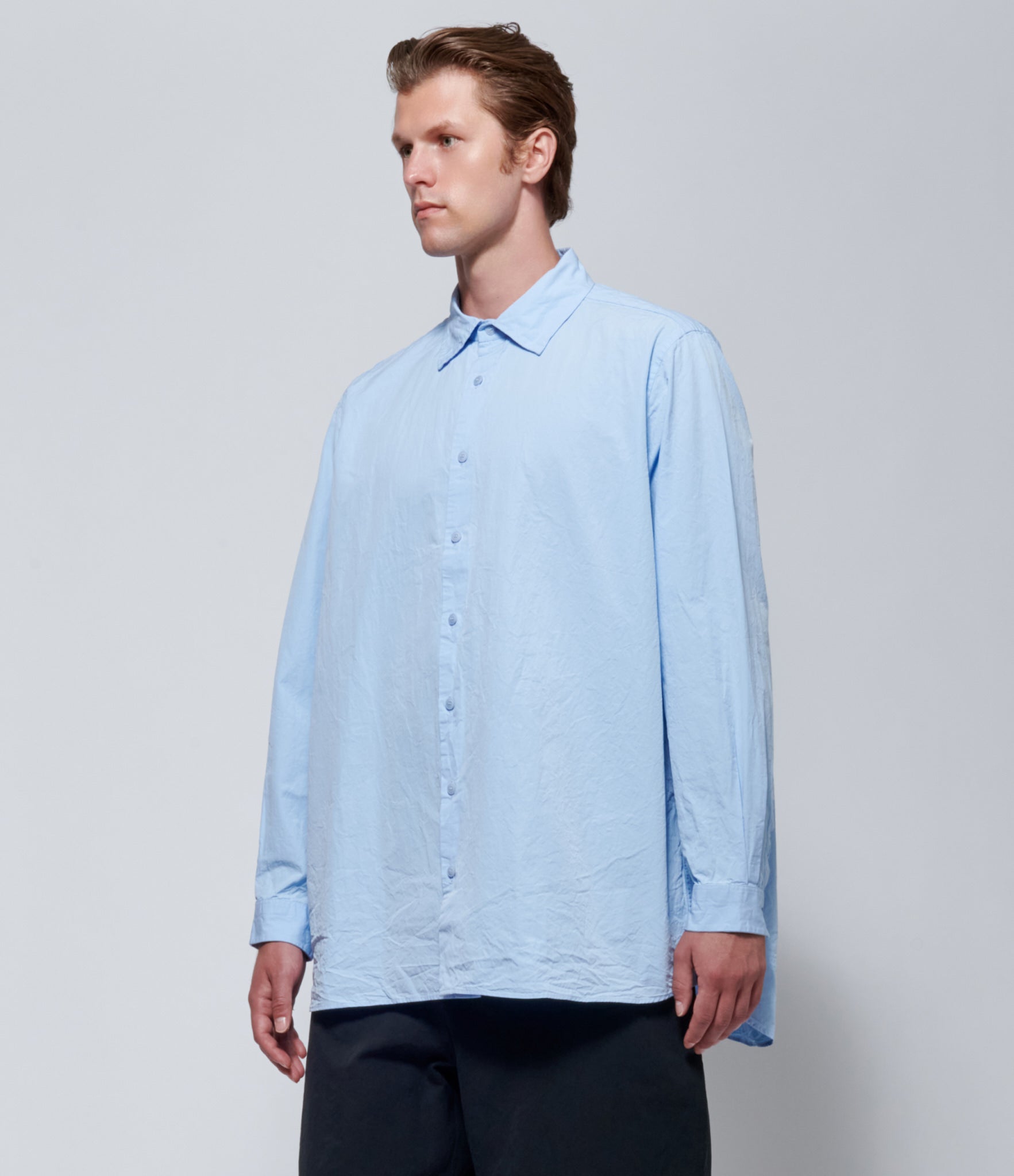 FW26 Casey Casey Mens Ikla Shirt Glacier