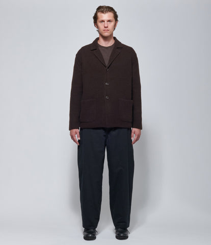 FW26 Casey Casey Mens Panno Jacket Brown Ebony