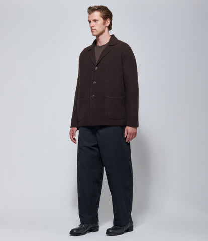 FW26 Casey Casey Mens Panno Jacket Brown Ebony