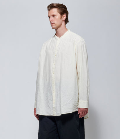 FW26 Casey Casey Mens Fabiano Mao Shirt Natural