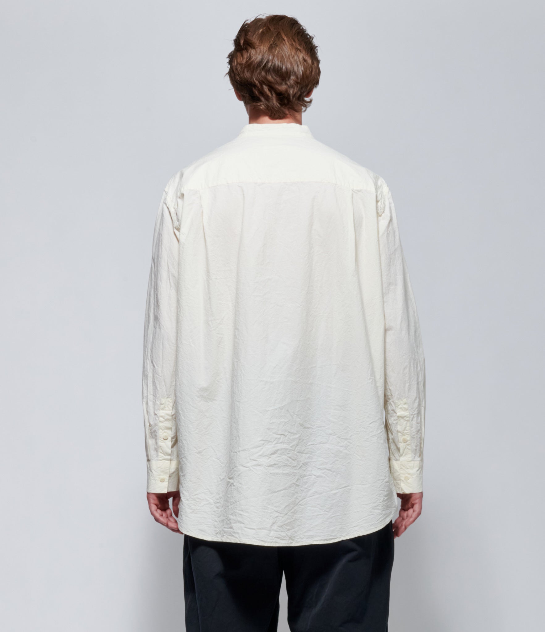 FW26 Casey Casey Mens Fabiano Mao Shirt Natural